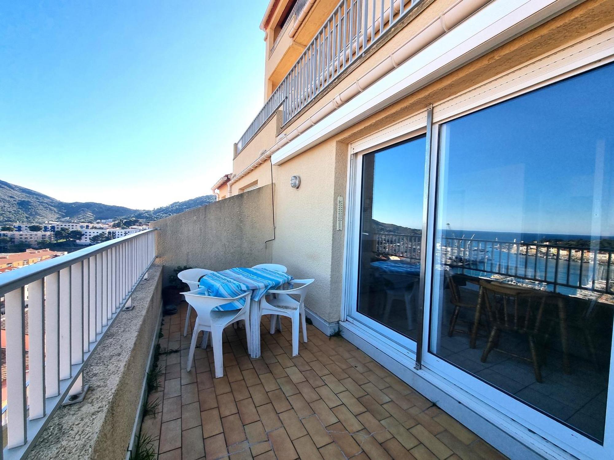 Port-Vendres: Studio Cabine Avec Terrasse, A 2 Pas Du Port - Fr-1-309-256 Port Vendres Luaran gambar
